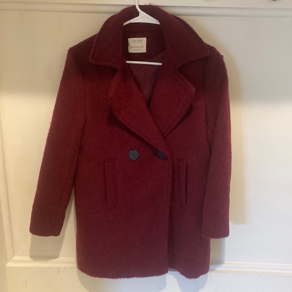 ZARA textured peacoat